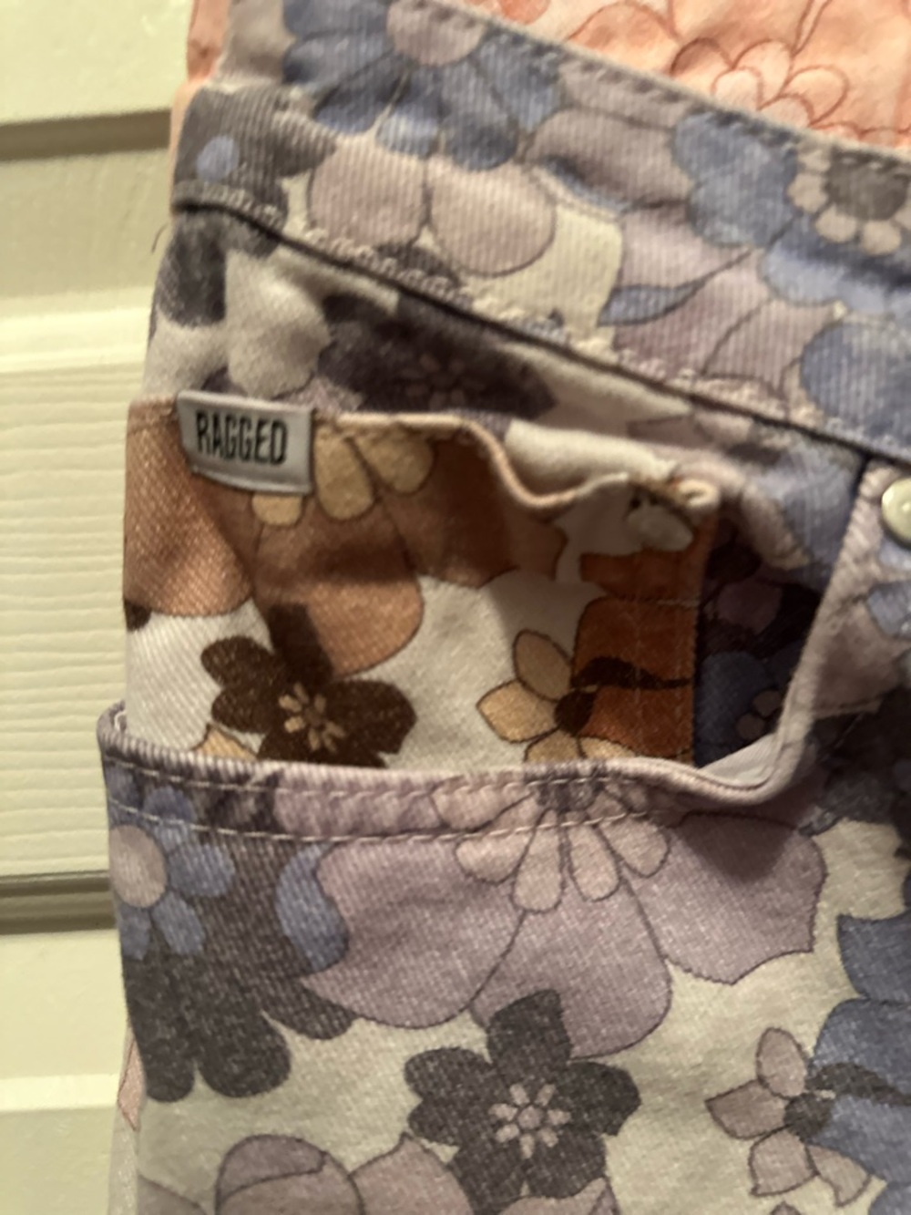 The Ragged Priest Two-Tone Floral Bootcut Jeans (Great Condition- NOT NWT!) - Picture 3 of 8